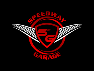 Speedway Garage logo design by beejo