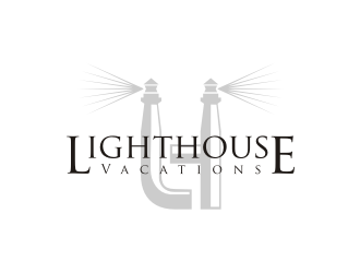 Lighthouse Vacations logo design by Landung