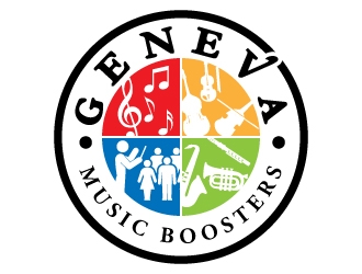 Geneva Music Boosters logo design by jaize