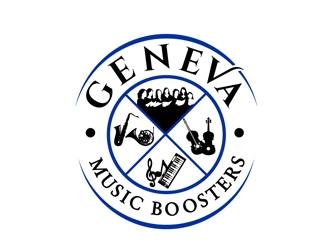 Geneva Music Boosters logo design by DreamLogoDesign