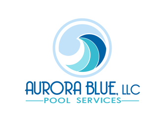 Aurora Blue, LLC logo design by kunejo