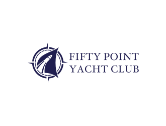 Fifty Point Yacht Club logo design by savana