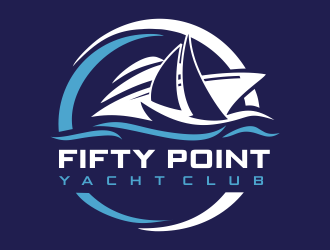 Fifty Point Yacht Club logo design by aldesign