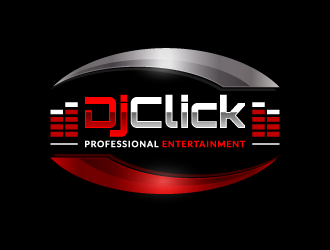 Dj Click logo design by pencilhand
