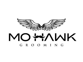 Mohawk Grooming logo design by REDCROW