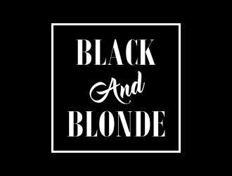 Black and Blonde logo design by excelentlogo