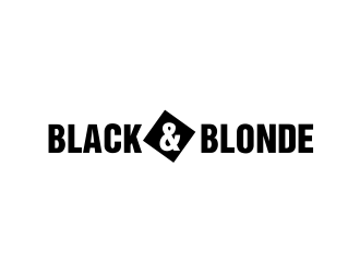 Black and Blonde logo design by bintank