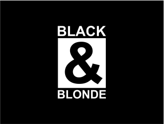 Black and Blonde logo design by bintank