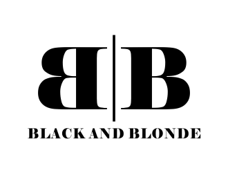 Black and Blonde logo design by akhi