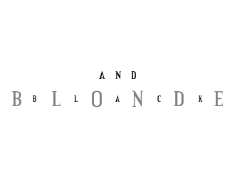 Black and Blonde logo design by aldesign
