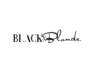 Black and Blonde logo design by serprimero