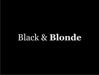 Black and Blonde logo design by sheilavalencia