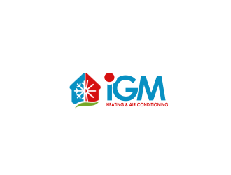 IGM Heating & Air Conditioning logo design by kanal