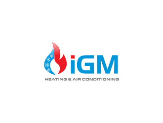IGM Heating & Air Conditioning logo design by kaylee