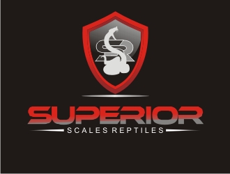 Superior Scales Reptiles logo design by hallim