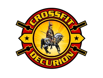 CrossFit Decurion logo design by VelMadGoo