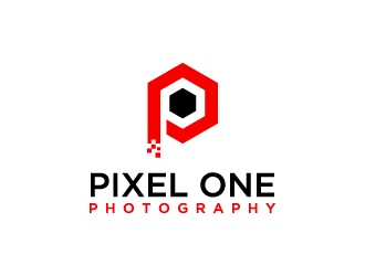 Pixel One Photography logo design by labo