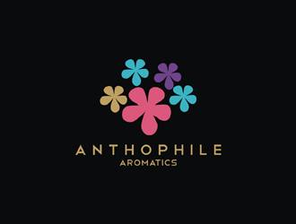 A N T H O P H I L E Aromatics  logo design by EkoBooM
