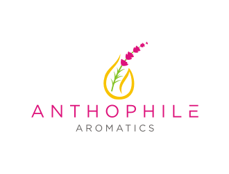 A N T H O P H I L E Aromatics  logo design by vostre