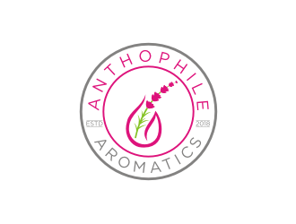 A N T H O P H I L E Aromatics  logo design by vostre