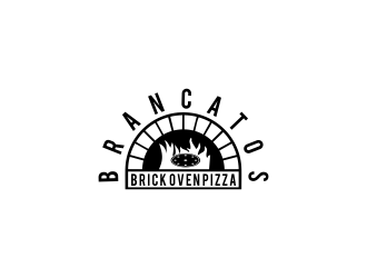 Brancatos Brick Oven Pizza logo design by oke2angconcept