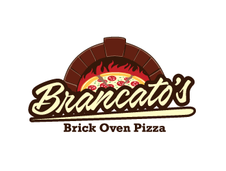 Brancatos Brick Oven Pizza logo design by yurie