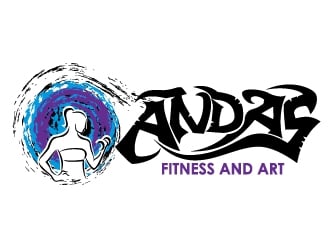 Andas Fitness and Art  logo design by Dawnxisoul393