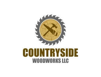 Countryside Woodworks LLC logo design by b3no