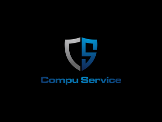 Compu Service logo design by eagerly