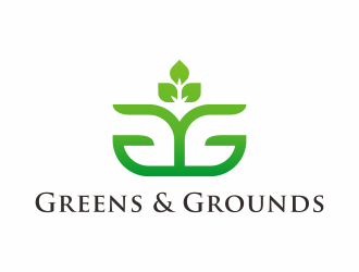 Greens & Grounds logo design by hidro