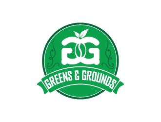 Greens & Grounds logo design by dhika