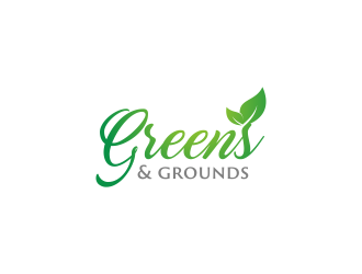 Greens & Grounds logo design by salis17