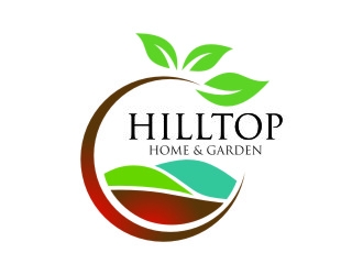 Hilltop Home & Garden logo design by jetzu