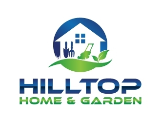 Hilltop Home & Garden logo design by abss