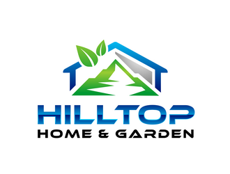 Hilltop Home & Garden logo design by haze