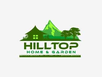 Hilltop Home & Garden logo design by SOLARFLARE