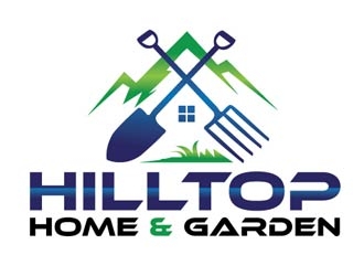 Hilltop Home & Garden logo design by shere