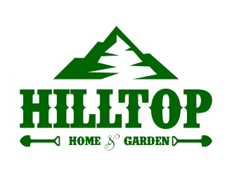 Hilltop Home & Garden logo design by cikiyunn