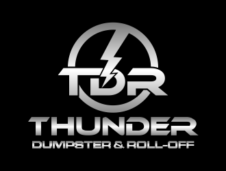 Thunder Dumpster & Roll-off logo design by beejo