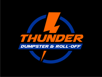 Thunder Dumpster & Roll-off logo design by haze