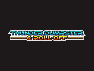 Thunder Dumpster & Roll-off logo design by hidro