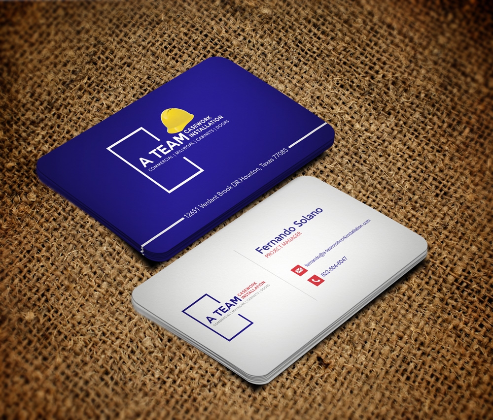 A Team Casework Installation logo design by grea8design