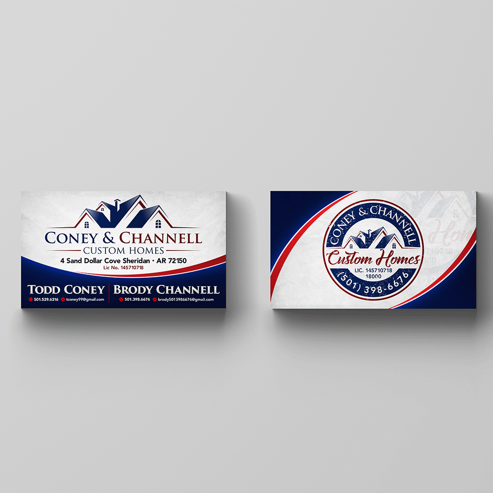 Coney and Channell custom homes  logo design by lestatic22