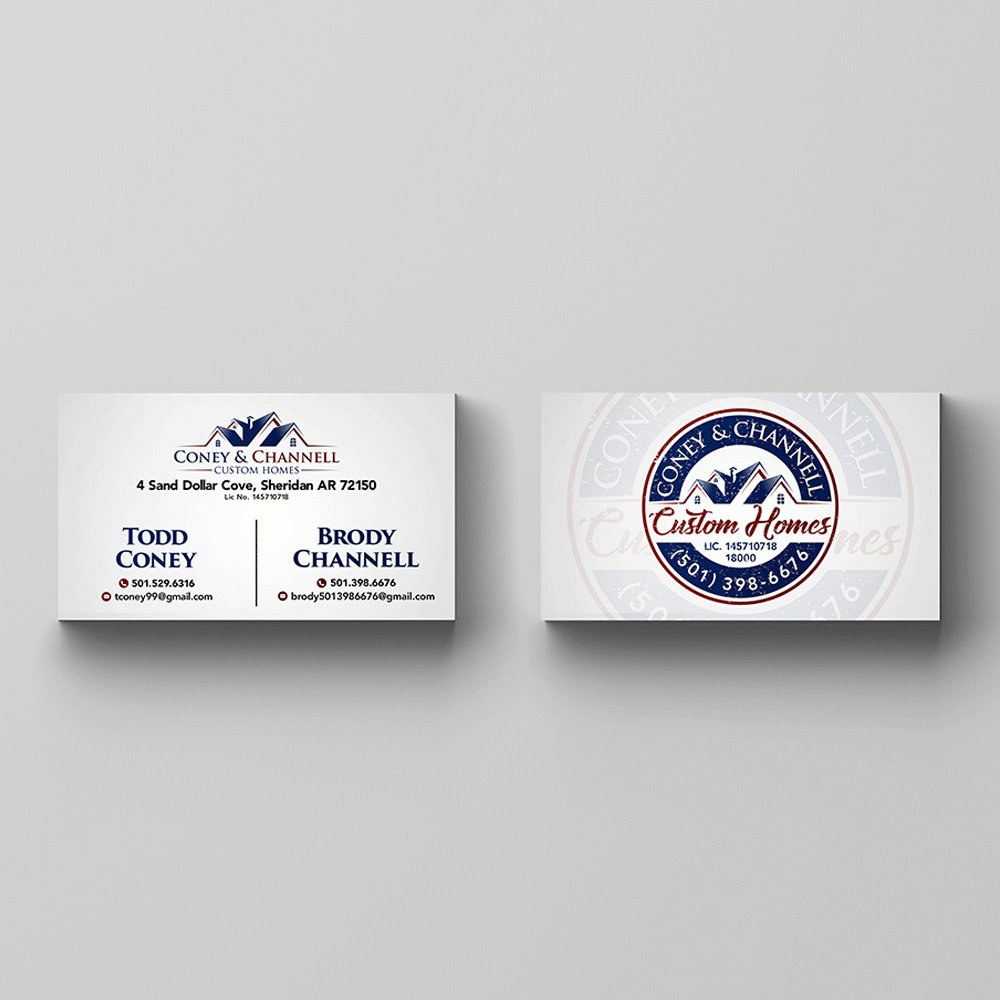 Coney and Channell custom homes  logo design by lestatic22
