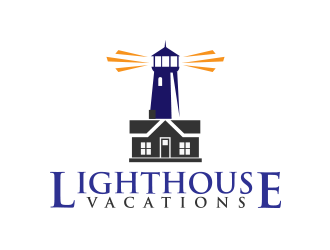 Lighthouse Vacations logo design by Inlogoz