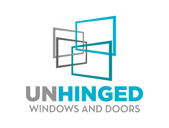 Unhinged windows and doors logo design by torresace