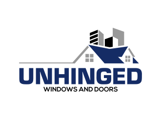 Unhinged windows and doors logo design by ingepro