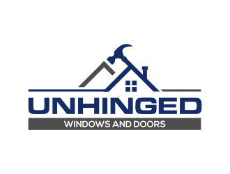 Unhinged windows and doors logo design by ingepro