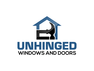 Unhinged windows and doors logo design by ingepro