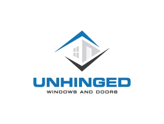 Unhinged windows and doors logo design by zakdesign700